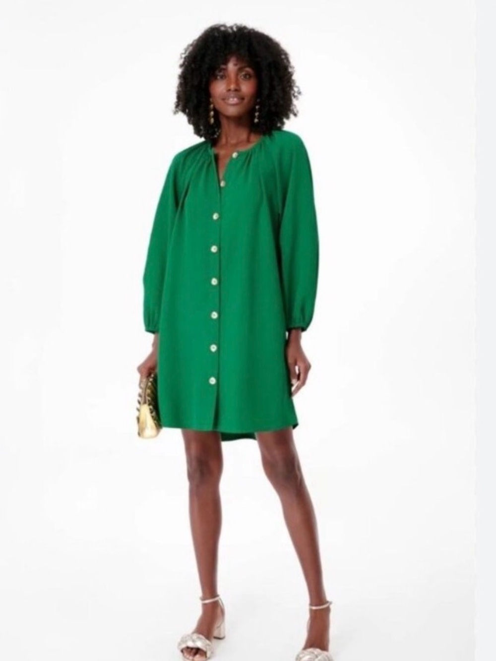 Tuckernuck Pomander Place Palmetto Clarke Green Shift Dress